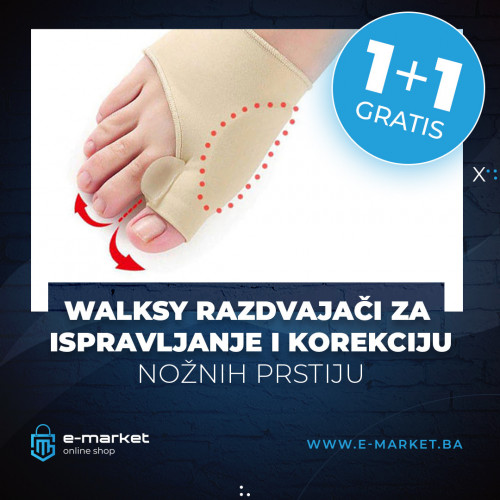 Slika proizvoda: Walksy razdvajači za ispravljanje i korekciju nožnih prstiju 1