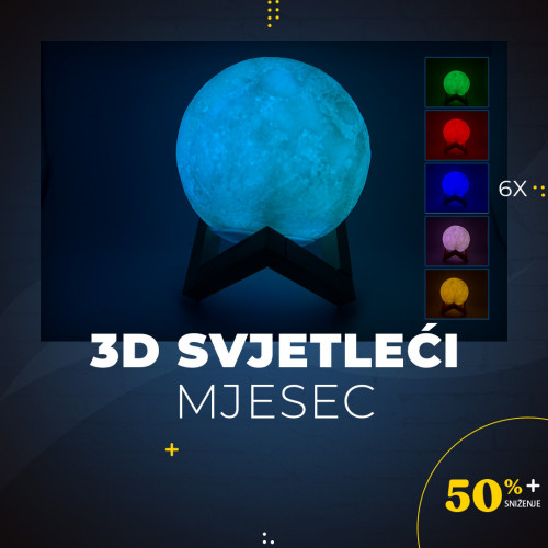 Slika proizvoda: 3D mjesec